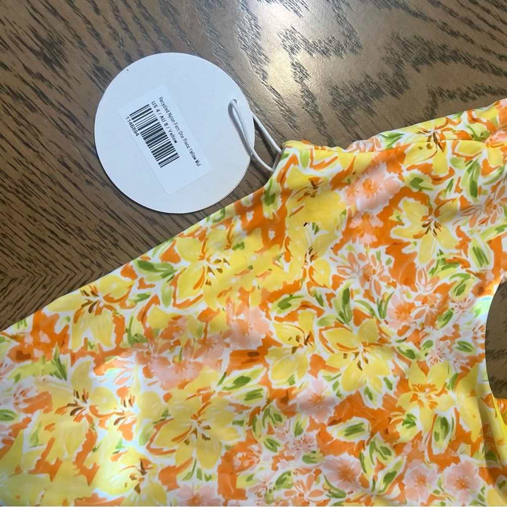 Princess Polly one piece swimsuit Yellow Floral new beach summer pool - Picture 6 of 12